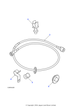 278010 - Land Rover Clip-speedometer cable