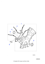 AJ83699 - Jaguar Timing cover seal