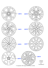 LR073531 - Land Rover Wheel