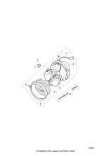 515218 - Land Rover Bezel-headlamp