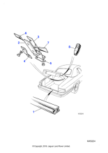 HHE5372BA - Jaguar Trunk lid seal