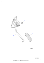 XR847256 - Jaguar Accelerator pedal