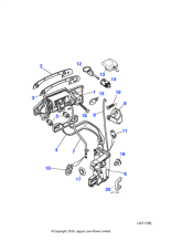 XR82413 - Jaguar Plastic plug