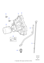 LQN000051L - Land Rover Tube assembly-oil dipstick