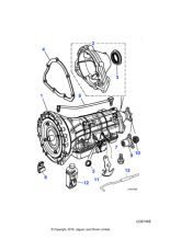 XR813538E - Jaguar Automatic gearbox