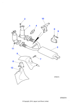 NNC6700HB - Jaguar Exhaust downpipe