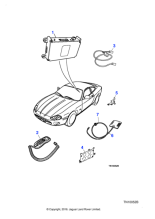GJD8587AA - Jaguar Bracket