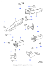 C2Z13887 - Jaguar Flange head bolt