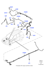 LR014380 - Land Rover Tube - Brake