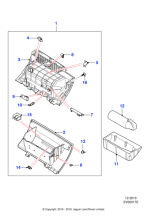 T4N32690LKP - Jaguar Glovebox