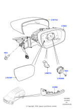LR025193 - Land Rover Mirror
