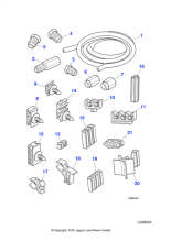 JLM21389 - Jaguar Brake pipe clip