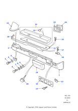 MTC3705PMA - Land Rover Cover-wiper-cable drive