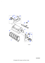BEC17153LEM - Jaguar Airbag deployment door