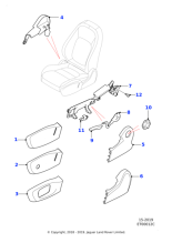 T2H33254SBU - Jaguar Seat valance