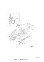 FJA1866AE - Jaguar Bumper mounting crossmember