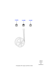 Styled Valve Caps - Land Rover