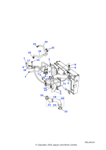 NTC5172 - Land Rover Pipe-intercooler-turbocharger casting