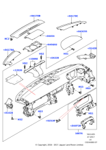 LR044678 - Land Rover Bezel - Instrument Cluster