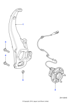 C2P7442 - Jaguar Nut and washer
