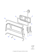 MWC7625 - Land Rover Catch assembly-side opening window