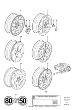 RRC503430MUW - Land Rover Wheel - Steel