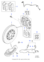 T2R45130 - Jaguar Caliper housing