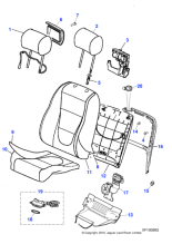 C2C35003LGJ - Jaguar Squab cover