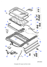 XR841571LFJ - Jaguar Sunroof trim panel