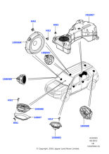 LR079254 - Land Rover Speaker