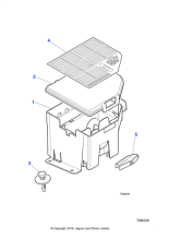 LJB2870AC - Jaguar Fusebox lid label