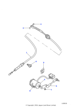 ANR3734 - Land Rover Cable assembly accelerator