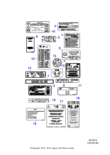 C2C24770 - Jaguar Emission label