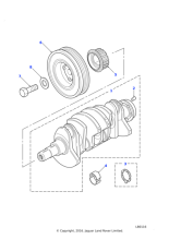 WAM402730L - Land Rover Bearing-thrust crankshaft