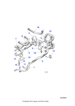 MNA6724CB - Jaguar Heater hose