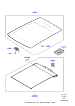 LR137410 - Land Rover Pad - Sliding Roof