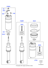LR016428 - Land Rover Shock Absorber - Front