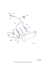 EAC3399 - Jaguar Breather pipe