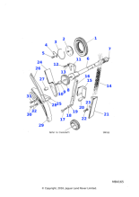 JLM9566 - Jaguar Compressor mounting bracket