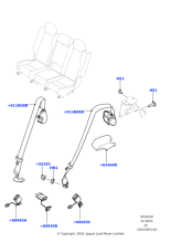 LR056602 - Land Rover Seat Belt