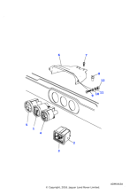 PRC4324 - Land Rover Bezel-Clock