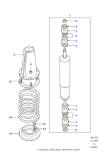 8510240 - Land Rover Bush-damper mounting