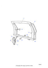 252162 - Land Rover Nut - Hex.