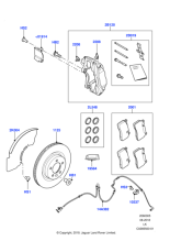 LR138646 - Land Rover Kit - Caliper Brake Pad