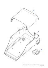 C2C7669SEP - Jaguar Steering column cowl