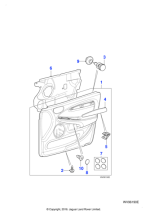 C2S13494 - Jaguar Push in fastener