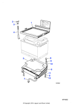 BDC3536 - Jaguar Battery tray