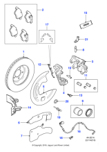C2Z7845 - Jaguar Anchor bracket