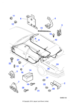 KDF116003 - Jaguar Cable clip