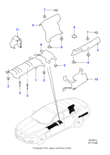 C2D23518 - Jaguar Heatshield